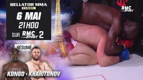 MMA à Paris : La dernière victoire de Kongo au Bellator, contre Kharitonov