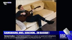 Gainsbourg, Brel et Souchon en basque: c'est le projet du chanteur Patxi