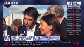 Paris2024 : "Travail accompli", la joie de la délégation française de retour en France