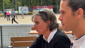 Charlotte Kuentz et Nicolas Geiger au parc de la Pépinière, le 8 octobre 2025
