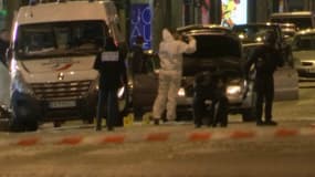 Le quartier des Champs-Elysées a été bouclée après la fusillade. 