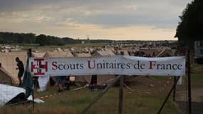 Un campement de 30.000 Scouts unitaires de France au château de Chambord (Loir-et-Cher) le 4 juin 2022.