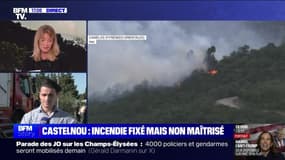 Story 2 : Castelnou, incendie fixé mais non maîtrisé - 13/09