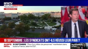 18 septembre: "C'est une mobilisation qui s'est déroulée très largement dans le calme et dans l'ordre", assure François-Xavier Bellamy, vice-président des Républicains