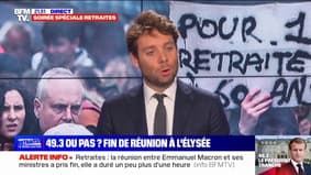 Retraites: à l'issue de la réunion à l'Élysée, Emmanuel Macron n'a pas tranché sur l'utilisation éventuelle du 49.3