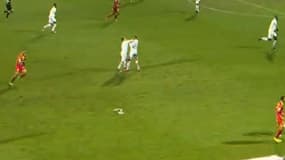 Deux joueurs d'Auxerre se battent