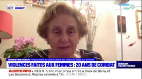 Ernestine Ronai, responsable de l'observatoire des violences faites aux femmes, estime qu'il faut "penser la protection avant la sanction et dès les premiers signes de violence"