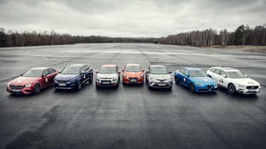 Les sept voitures finalistes pour être sacrée "Voiture de l'Année".