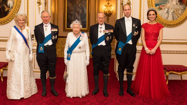 La famille royale le 8 décembre 2016 Londres