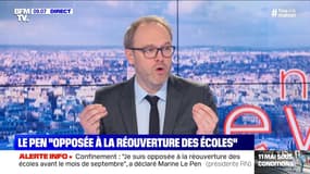 Le Pen "opposée à la réouverture des écoles" - 01/05