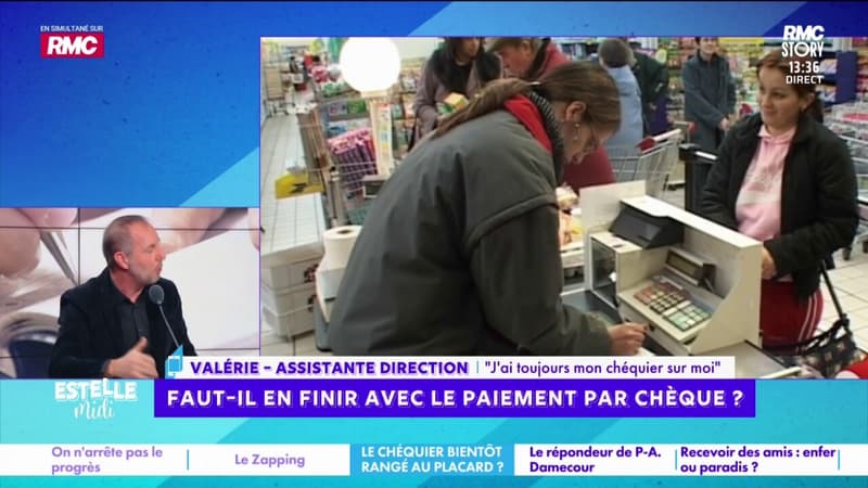 Supprimer les chèques : "'J'ai toujours mon chéquier sur moi car j'ai la peur du bug", confie Valérie