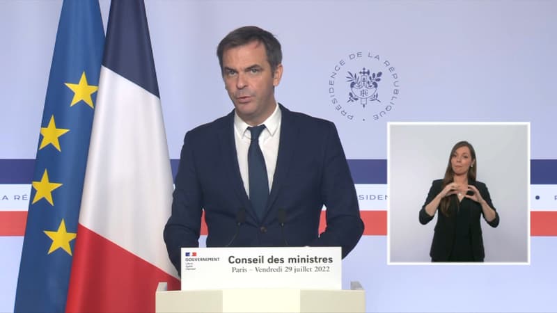 Olivier Véran le 29 juillet 2022 