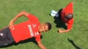 Capture d'écran de la vidéo publiée par le Spartak Moscou sur son compte Twitter