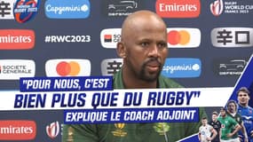 France-Afrique du Sud : "Bien plus que du rugby pour nous" explique le coach adjoint des Springboks