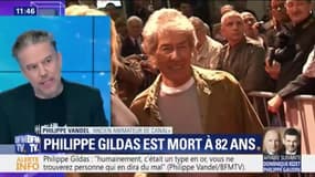Philippe Wandel se confie ému sur la mort de Philippe Gildas: "Il était mon papa en télé"