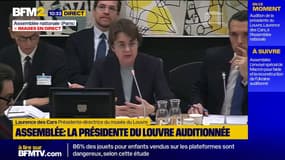 Effectifs de surveillance au Louvre: Laurence des Cars minimise les "chiffres qui ont parfois circulé"
