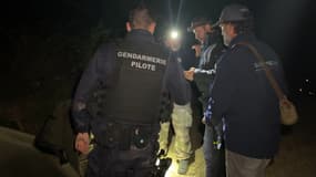 Les gendarmes de la brigade nautique des Issambres, après le vols de plusieurs cannes à pêche au Lac de Saint-Cassien dans la nuit de jeudi à vendredi.