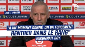 Brest : "A un moment donné, on va forcément rentrer dans le rang" reconnaît Roy
