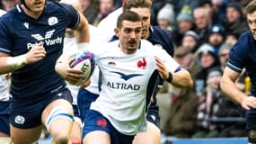 Thomas Ramos avec la France contre l'Ecosse dans le Tournoi des VI Nations, le 10 février 2024