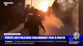 Des policiers ont été violemment pris à partie samedi à Poissy, dans les Yvelines