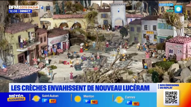 Lucéram: les crèches envahissent les rues de la commune avant Noël