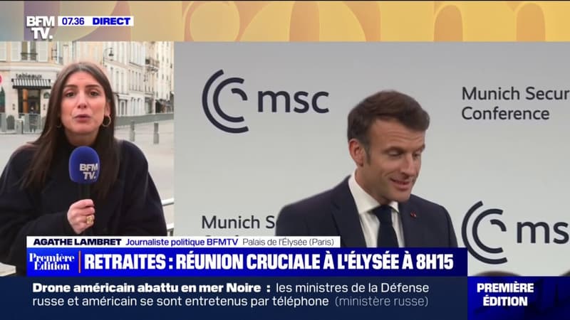 Retraites: Emmanuel Macron réunit ce matin les chefs de partis et les présidents de groupes parlementaires de la majorité à l'Élysée