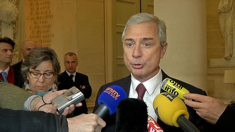Claude Bartolone a reçu une lettre de menaces à l'Assemblée nationale ce 22 avril 2013.