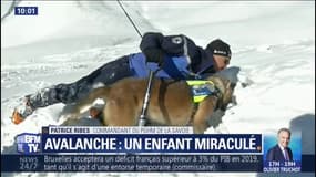 Enfant sauvé une heure après une avalanche: "On peut vraiment parler de miracle"