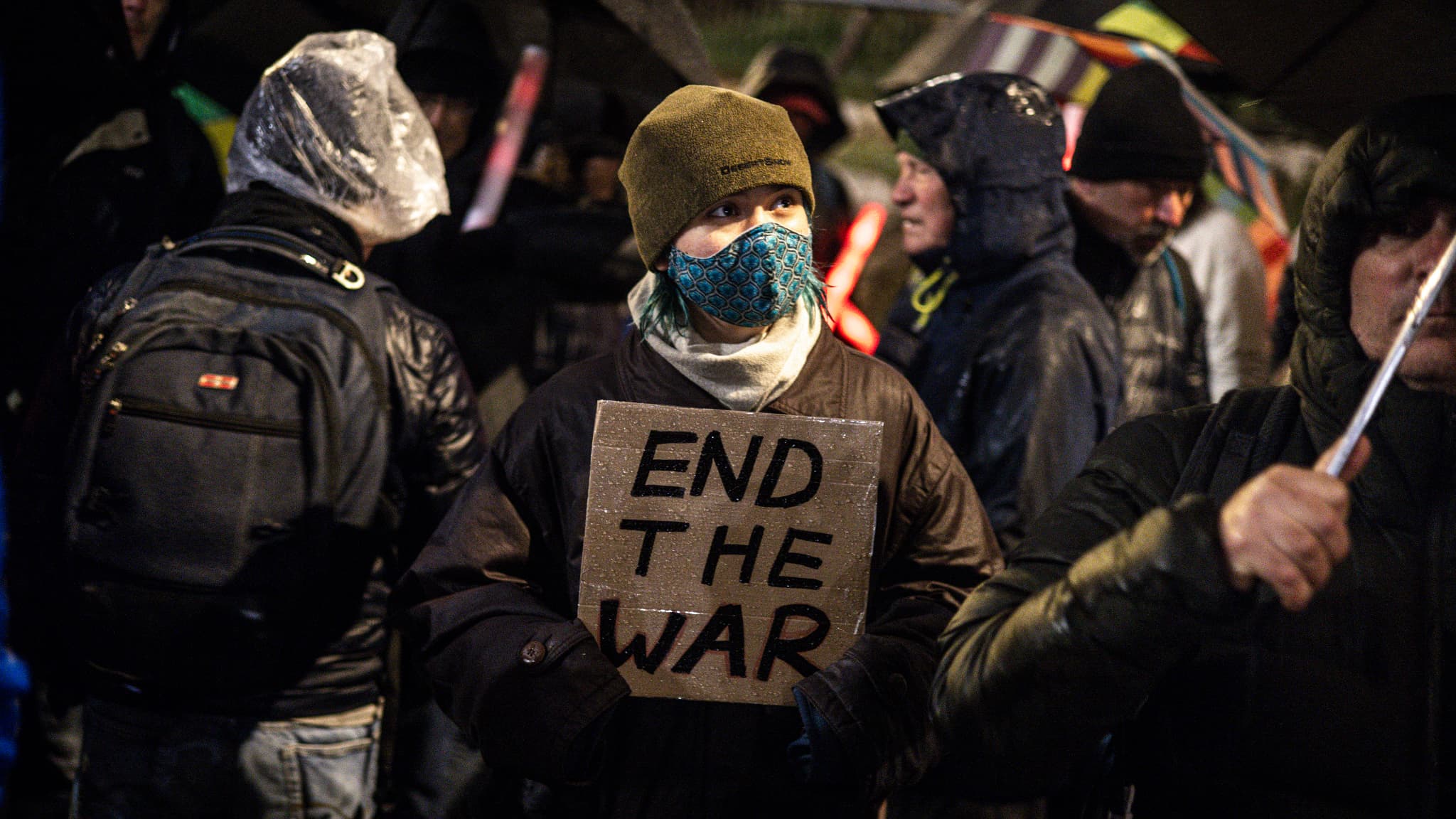 Un manifestant pour la paix à Jérusalem, le 20 mars 2025