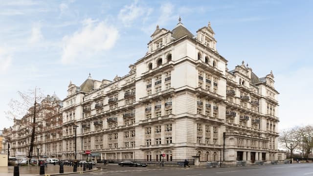 La façade de l'immeuble