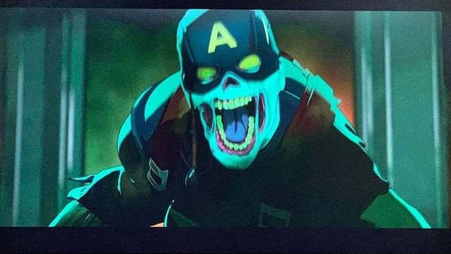 Captain America version zombie