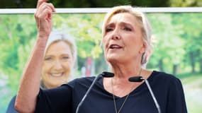 Marine Le Pen à Hénin-Beaumont le 10 septembre 2023 