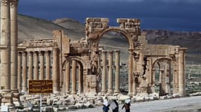 Le site de Palmyre en Syrie, le 14 mars 2014