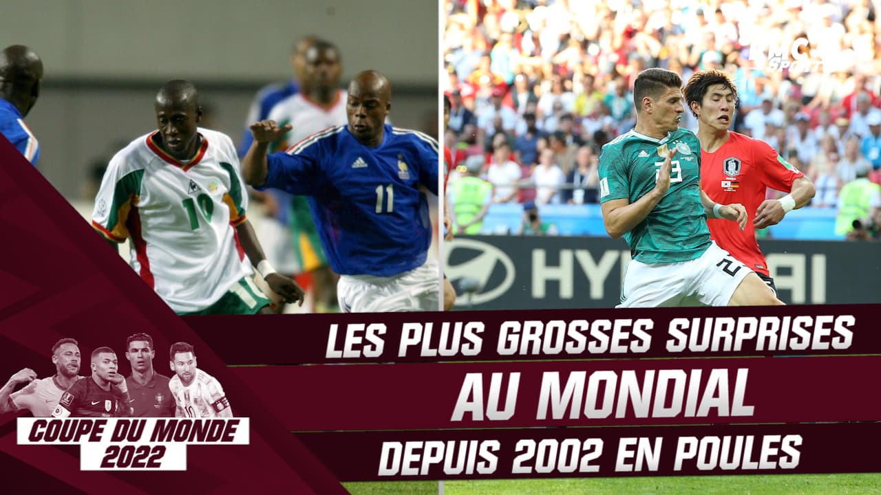 Coupe du monde Les plus grosses surprises lors des poules du mondial depuis 2002