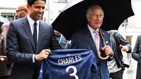 Charles III à Saint-Denis le 21 septembre 2023.