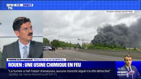 Rouen: une usine chimique en feu - 26/09