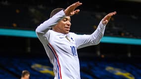 Kylian Mbappé lors de Suède-France, le 5 septembre 2020