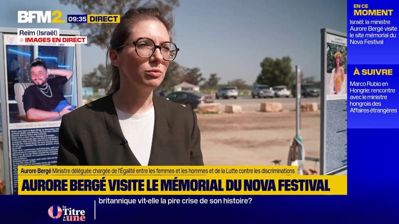 Antisémitisme: la ministre Aurore Bergé à Reïm pour "relancer le dialogue franco-israélien"