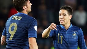 Olivier Giroud et Samir Nasri
