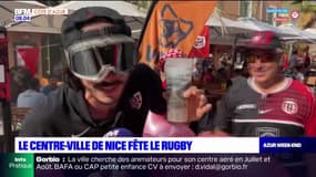 Le centre-ville de Nice fête le rugby