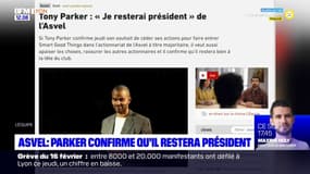 Villeurbanne: Tony Parker annonce rester président de l'ASVEL