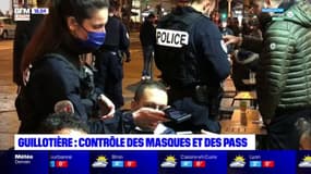 Guillotière : contrôle des masques et des pass