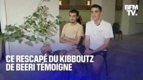 "Je me suis caché dans les buissons": un rescapé du kibboutz de Beeri témoigne sur BFMTV
