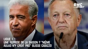 Ligue 1 : Une reprise de la saison ? "Même Aulas n'y croit pas" glisse Caïazzo