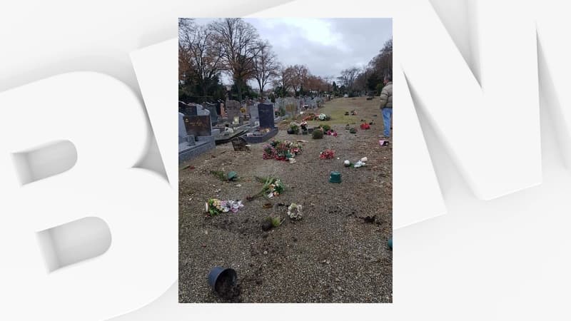 Le carré musulman du cimetière de Mulhouse a été vandalisé samedi 11 décembre.