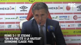 Reims 3-1 St Etienne: "On n'a pas été à la hauteur" sermonne Puel