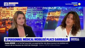 Manifestation du personnel médical à Nice