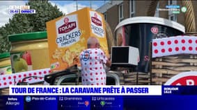 Les Nordistes grimpent dans les caravanes publicitaires du Tour de France