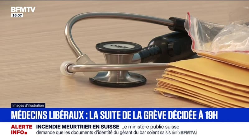 La décision concernant la suite de la grève des médecins libéraux sera prise ce soir à 19h