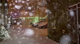 Des chutes de neige à Montaigu, en Vendée, le 5 janvier 2026 (photo d'illustration)